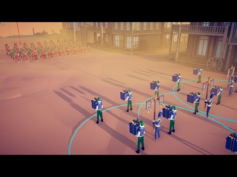 10x ELF PRESENTER vs 60x ALL FACTION- Totally Accurate Battle Simulator | TABS