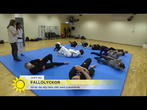 Så lär du dig att falla med rätt teknik: "Hela koppen ska ta emot fallet" - Nyhetsmorgon (