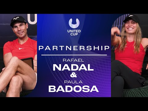 Rafael Nadal & Paula Badosa take on PARTNERSHIP 🤝 | United Cup 2023