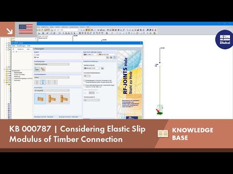 KB 000787 | Considering Elastic Slip Modulus of Timber Connection