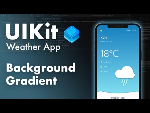 UIKit Weather App - Background Gradient View