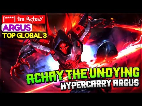 Achay The Undying, Hyper Carry Argus [ Top Global 3 Argus ] [****] Im A͢chaᎽ Argus Gameplay Build