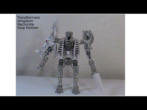 Transformers Kingdom Ractonite Stop Motion