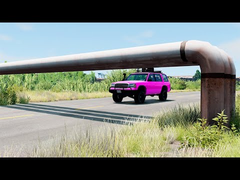 Cars vs Low Pipes I BeamNG.Drive