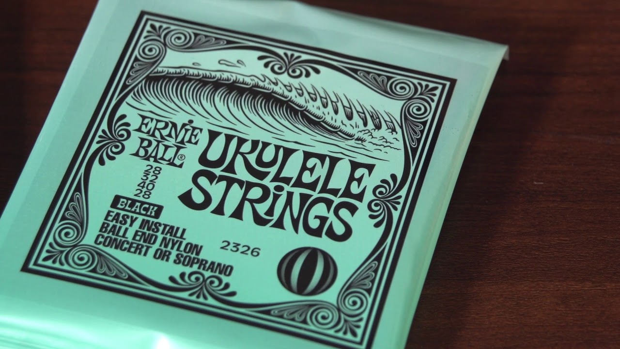 Ernie Ball Ukulele Strings with Ball Ends - YouTube
