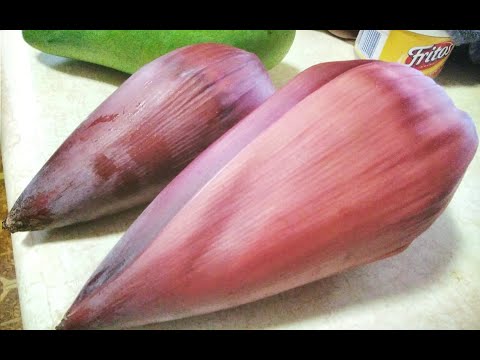 How To Prepare and Cook Banana Blossom /  Simple and Delicious Banana Blossom Dish