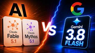 Gemini 3.8 Flash Releases Today & Claude Fable 5.1 + Mythos 5.1 Just Dropped