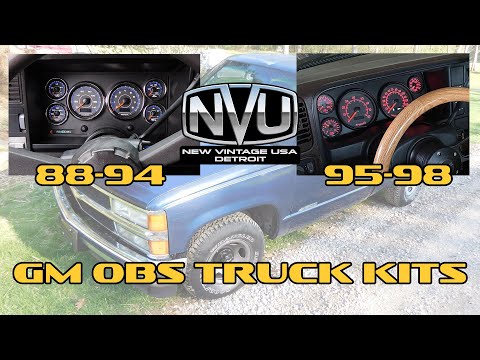 GM CHEVY OBS TRUCK GAUGE KITS - NVU