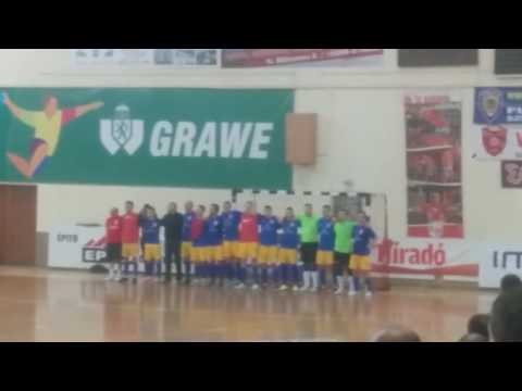 Székely himnusz a Székelyudvarhely - Jászvásár mérkőzés után (futsal)