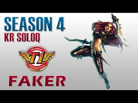SKT T1 Faker - Katarina vs Nidalee - KR SoloQ