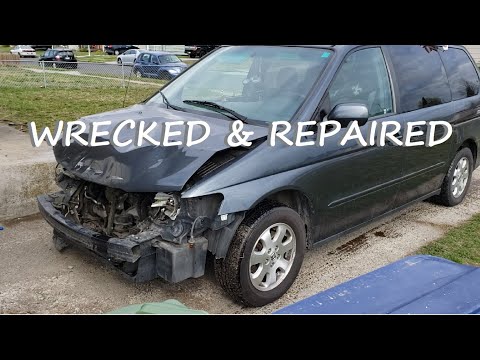 HONDA ODYSSEY | FRONT RADIATOR CORE SUPPORT REPLACEMENT *cheap and easy*
