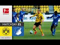 Haaland saves BVB in 4-Goal Thriller! | Borussia Dortmund - Hoffenheim | 2-2 | All Goals | MD 21