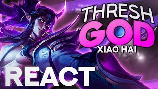 Il va vous EXPLOSER le CERVEAU! - Pandore Reacts '小海/XIAO HAI THRESH GOD MONTAGE'