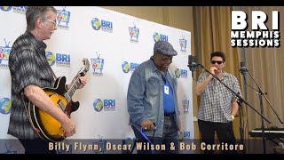 Oscar Wilson, Bob Corritore & Billy Flynn 2022 BMAs BRI Memphis Blues Music Session