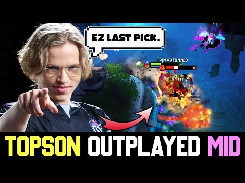 TOPSON knows exactly how to COUNTER his Signature Hero EMBER SPIRIT DOTA 2