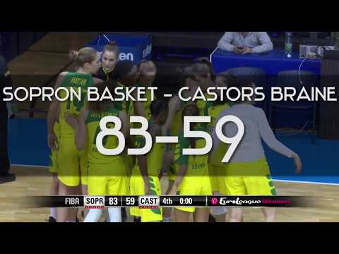2017.11.22. Sopron Basket - Castors Braine, Highlights