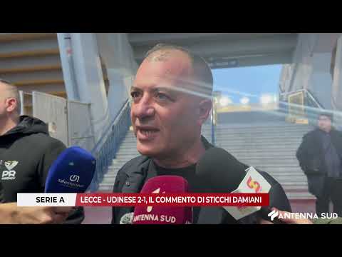 08 FEBBRAIO 2026 - SERIE A: LECCE - UDINESE 2-1, IL COMMENTO DI STICCHI DAMIANI