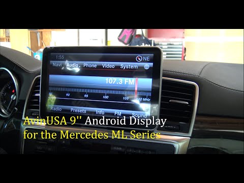 Xtrons 9\" Car Radio Android 12 For Mercedes-benz Ml Gl Class W166 X166...