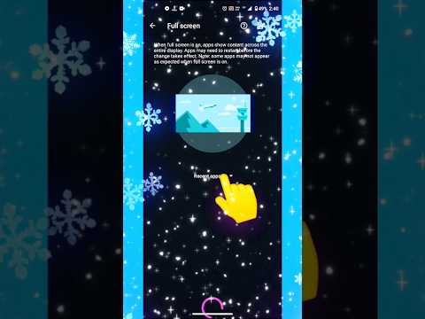 Moto G9 Power...Phone FULL SCREEN Setting on #shorts #shortvideo  #moto #phone #setting