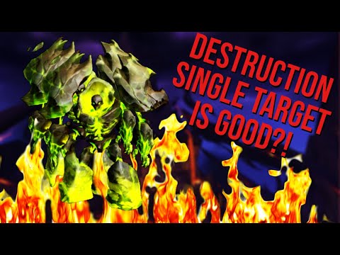 10.0 Dragonflight Destruction Warlock Single Target Build/Guide, Trinkets, Stat Priority & Rotation!