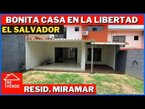 SE VENDE CASA EN SAN JOSÉ VILLANUEVA LA LIBERTAD EL SALVADOR