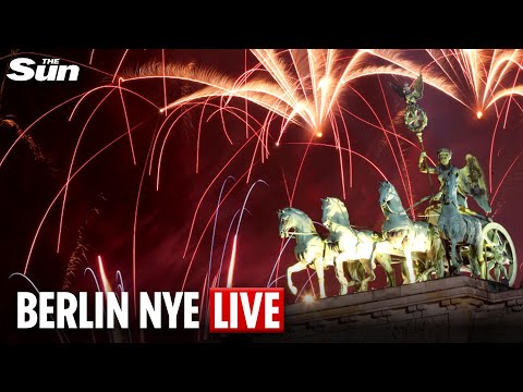 LIVE: Fireworks light up Berlin's Brandenburg Gate for New Year 2026