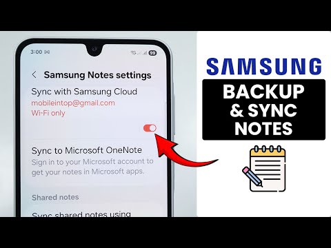 Samsung Phone: How to Backup & Sync Samsung Notes