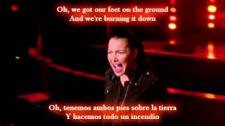 Glee - Girl on fire / Sub spanish with lyrics