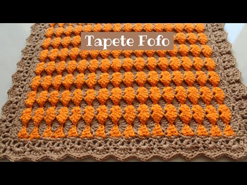 Tapete de crochê Fofo