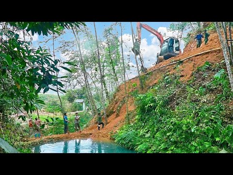 Together we try: DAU & PHIN repaired the pond bank with the enthusiastic help of two neighbors