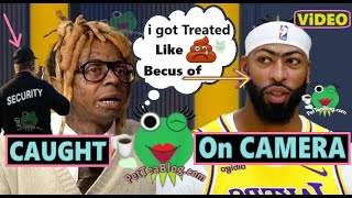 Lil Wayne gets Treated like Sh💩 at LAKERS Game after Dissing Anthony Davis, CAUGHT on Camera 👀❌🏀