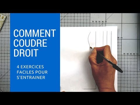 4 exercices pour apprendre à coudre droit