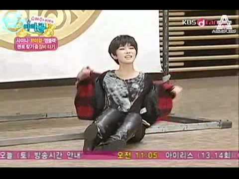 Narsha, Thunder, and Onew jump rope cut