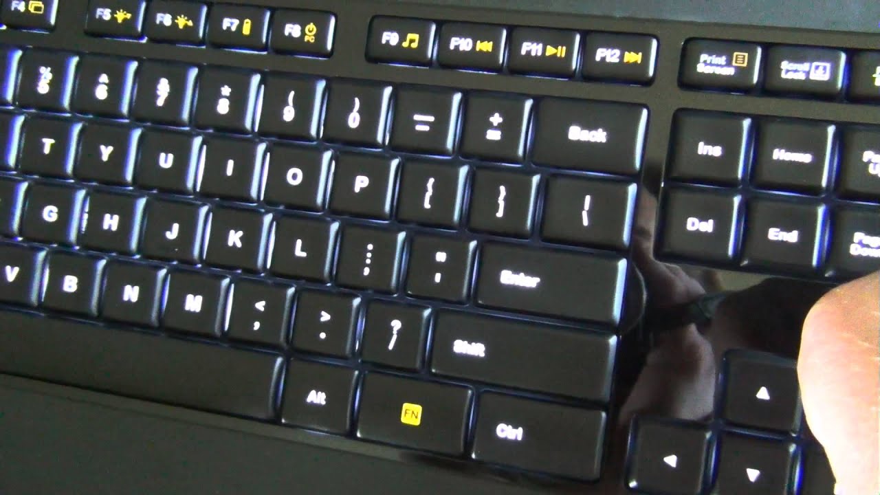 Клавиатура Logitech K800 Wireless Illuminated черный, 920-002395