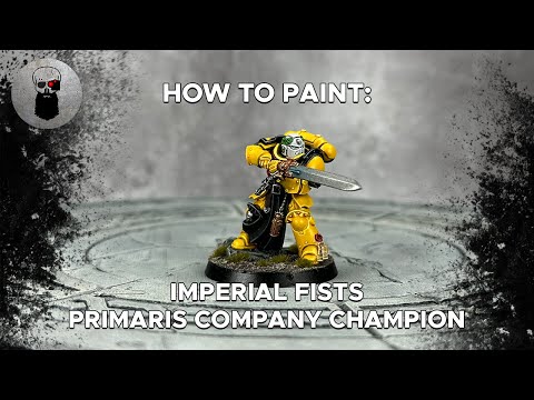 Contrast+ How to Paint: Imperial Fists Primaris Company Champion