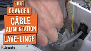 Changer Câble Alimentation Lave Linge