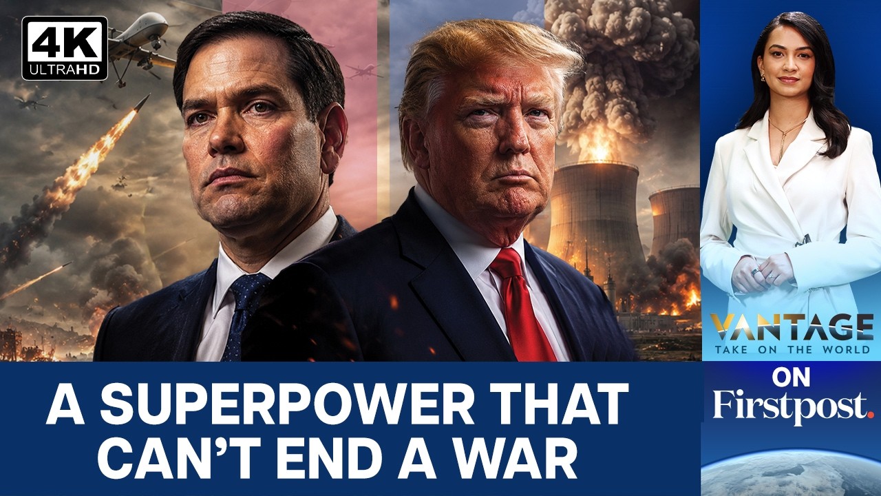 If America Is the World's Only Superpower, Why Is Iran Still Standing? | Vantage on Firstpost | 4K