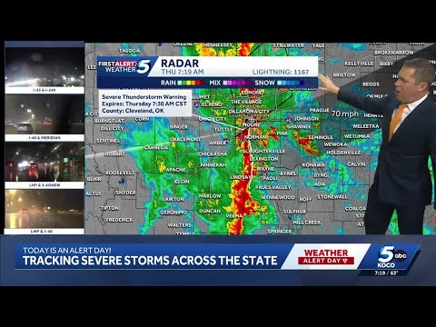 Tracking severe storms in Oklahoma