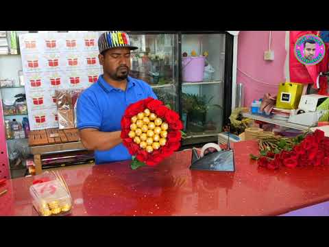 how to Wrap flower bouquet new round bouquet Chocolate flower