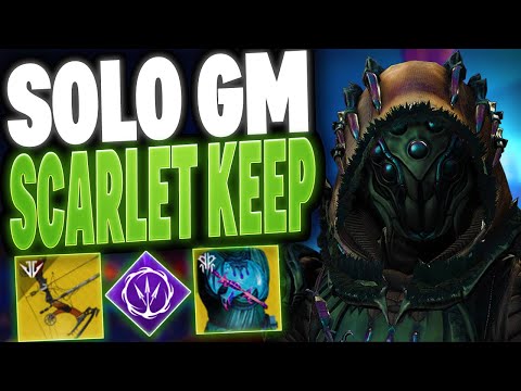 Solo Flawless Scarlet Keep Grandmaster Nightfall (Void Hunter) (Season Of Witch) [Destiny 2]