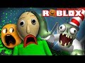 BALDI Gets SLIMED On Dr Zombie S Slime Slide Annoying Orange Roblox