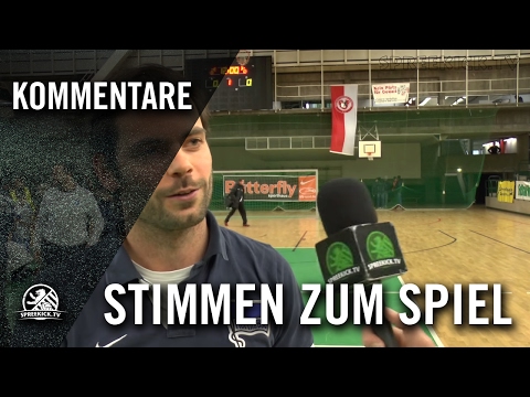 O.Reiß (Hertha BSC) und P.Klatt (SC Staaken) - Stimmen zum Spiel (Finale) | SPREEKICK.TV
