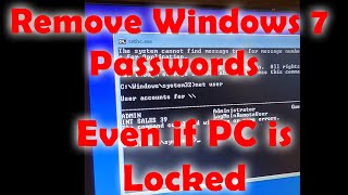 How to Remove a Password from Windows 7