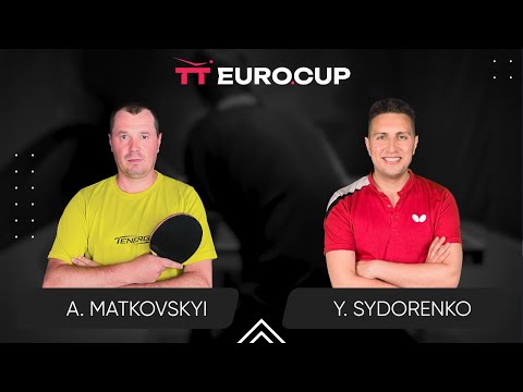 15:30 Andrii Matkovskyi - Yaroslav Sydorenko 26.12.2023 TT Euro.Cup Ukraine Professional. TABLE 3