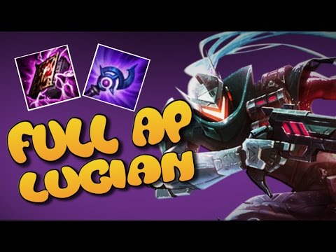 Full AP Lucian - League of Legends - OP BURST DAMAGE - BROKEN