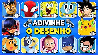 Adivinhe o Desenho Pela Abertura🎥🍿 | Quiz Musical 🎶🦁