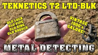 Metal Detecting: Teknetics T2-LTD-BLK - Random Vintage Finds
