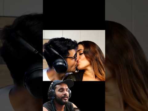 Triggered insaan and bebika (AI) kissing #triggeredinsaan