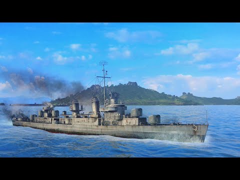 FLETCHER  T7 american Destroyer  127 k damage   World of Warships: Legends PS4 xbox