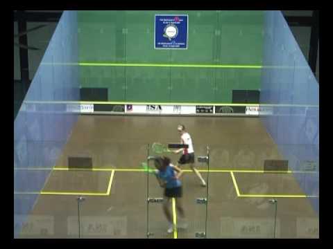 WORLD JUNIOR SQUASH TEAM CHAMPIONSHIP 2009 FRANCE V ENGLAND GAME5